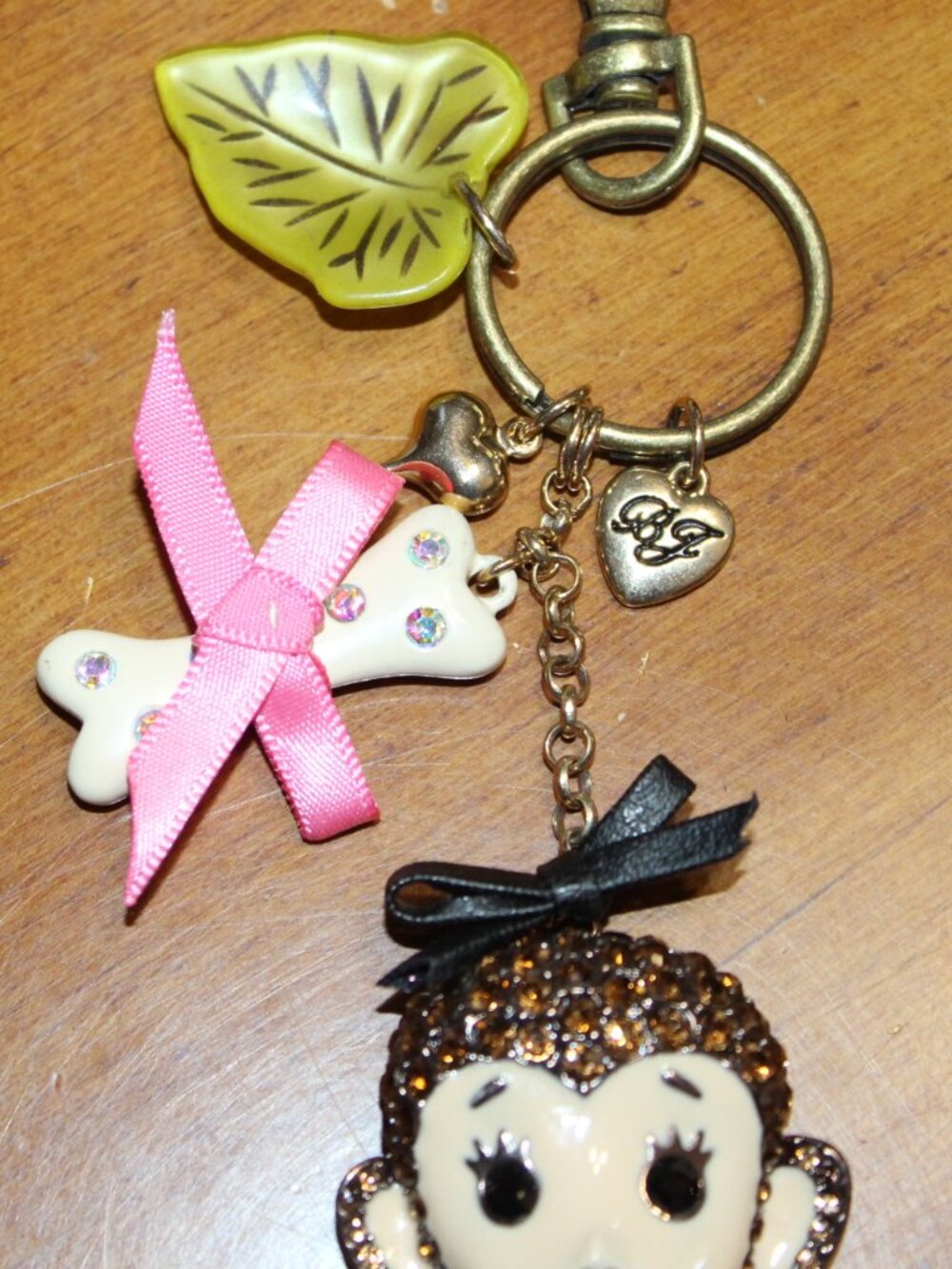 NWOT Betsey Johnson Monkey bag charm/key chain FUN! - Picture 8 of 11